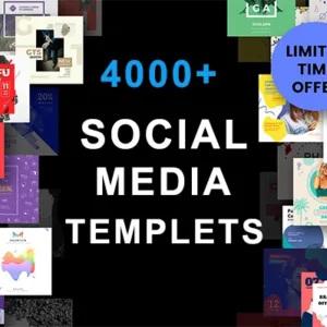 4000+ Social Media Posts Pack
